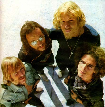 September 1970: Ken E Henson, George Wolfaardt, Sean Bergin and Pete Measroch