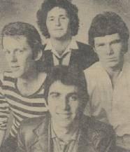 From left: Graham, 'Dish', Paul, In front: Steve