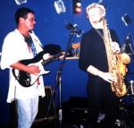 Lesleys - Friday 2 June 2000
Tigger Reunert on guitar and Abbey Artice on sax